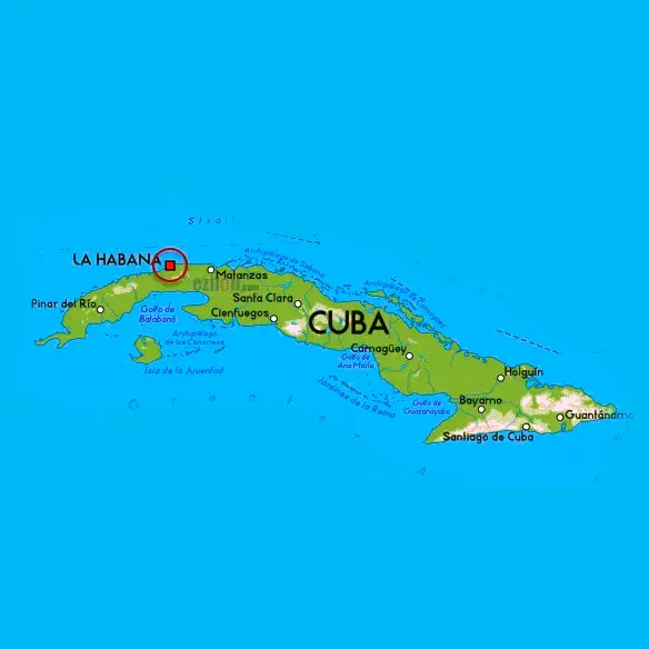 Cuban Map